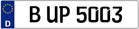Truck License Plate